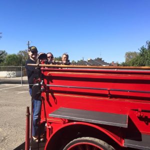 Today is an Exciting Day. Fresno City Firefighters - Local 753 are moving one of their Vintage Fire Engines into The Museum at The Big Fresno Fair. Picture 4 9-23-15
